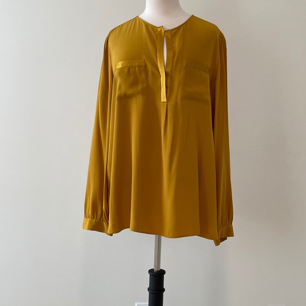 Silk Gold Brown Shirt
